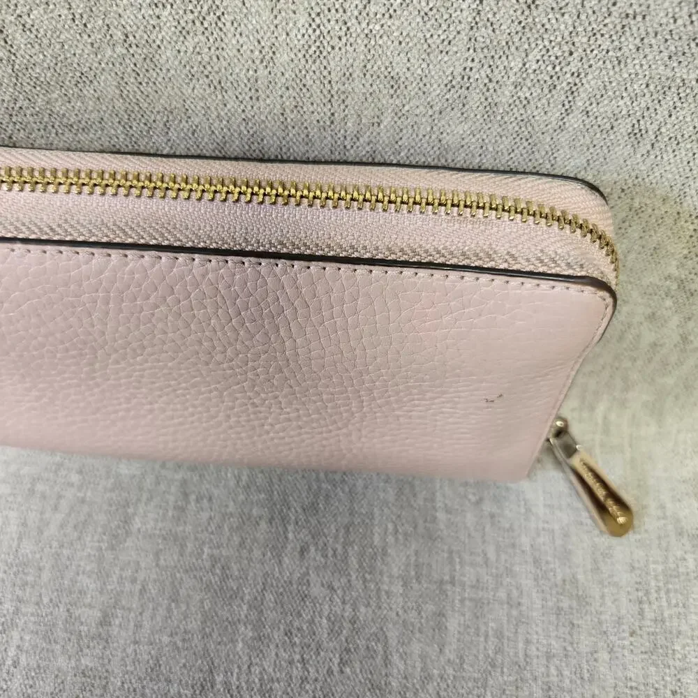 Michael Kors Jet Set Travel Continental Leather Wallet - Soft Pink 8